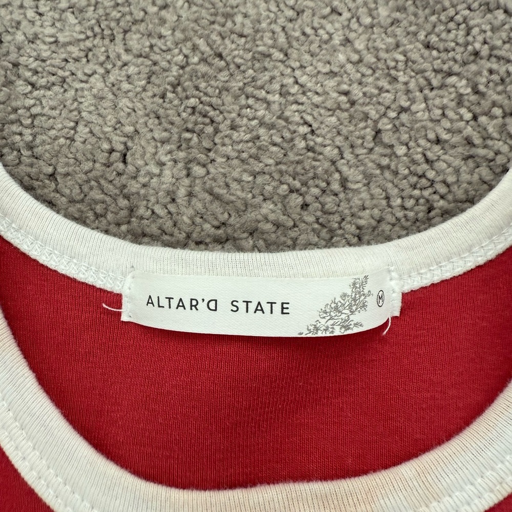 Altar'd State Red and White Americana Tank Top - Picture 3 of 3